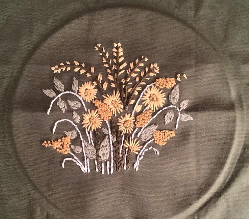 embroidered cloth