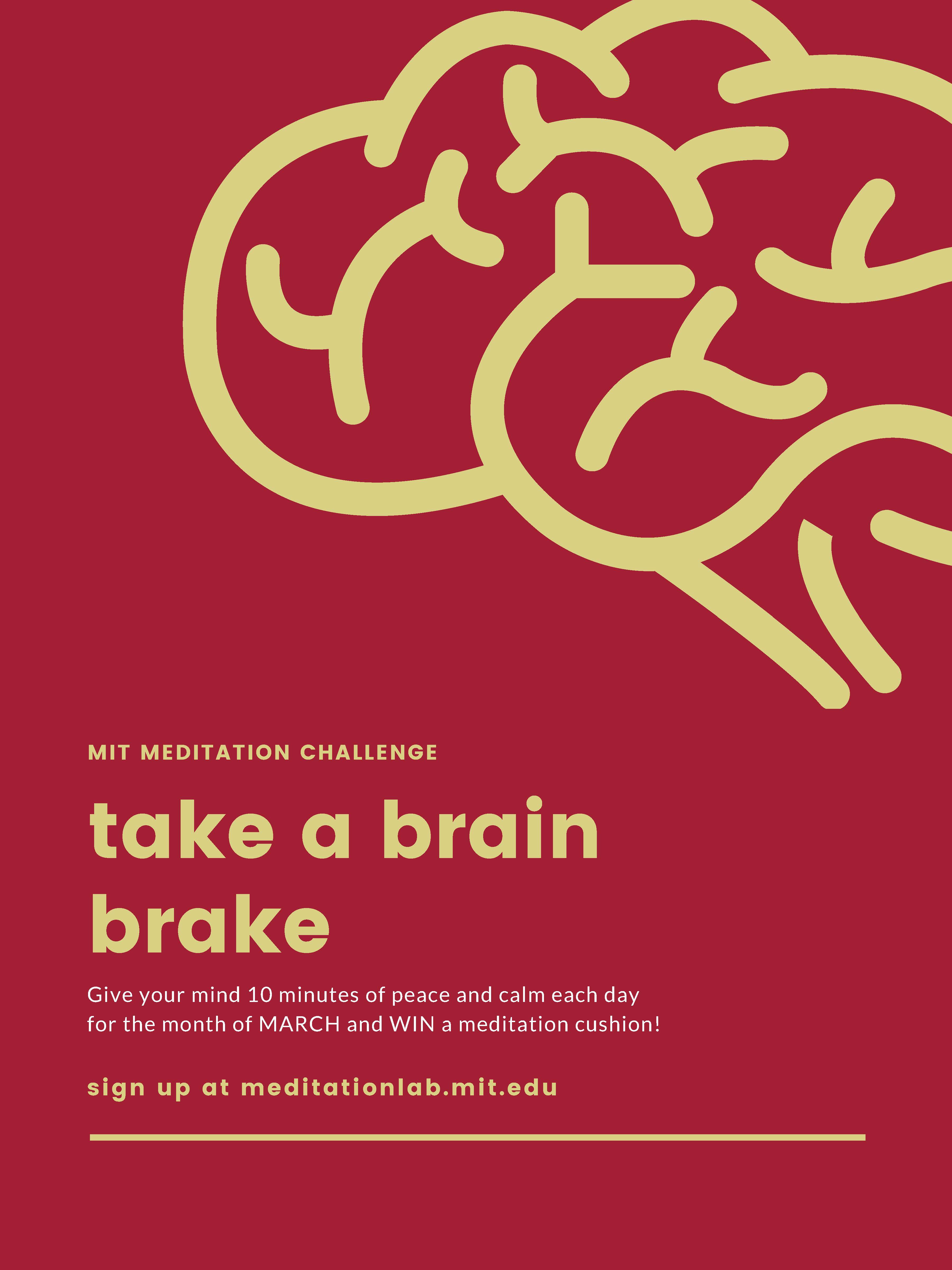 poster with image of a brain and some text