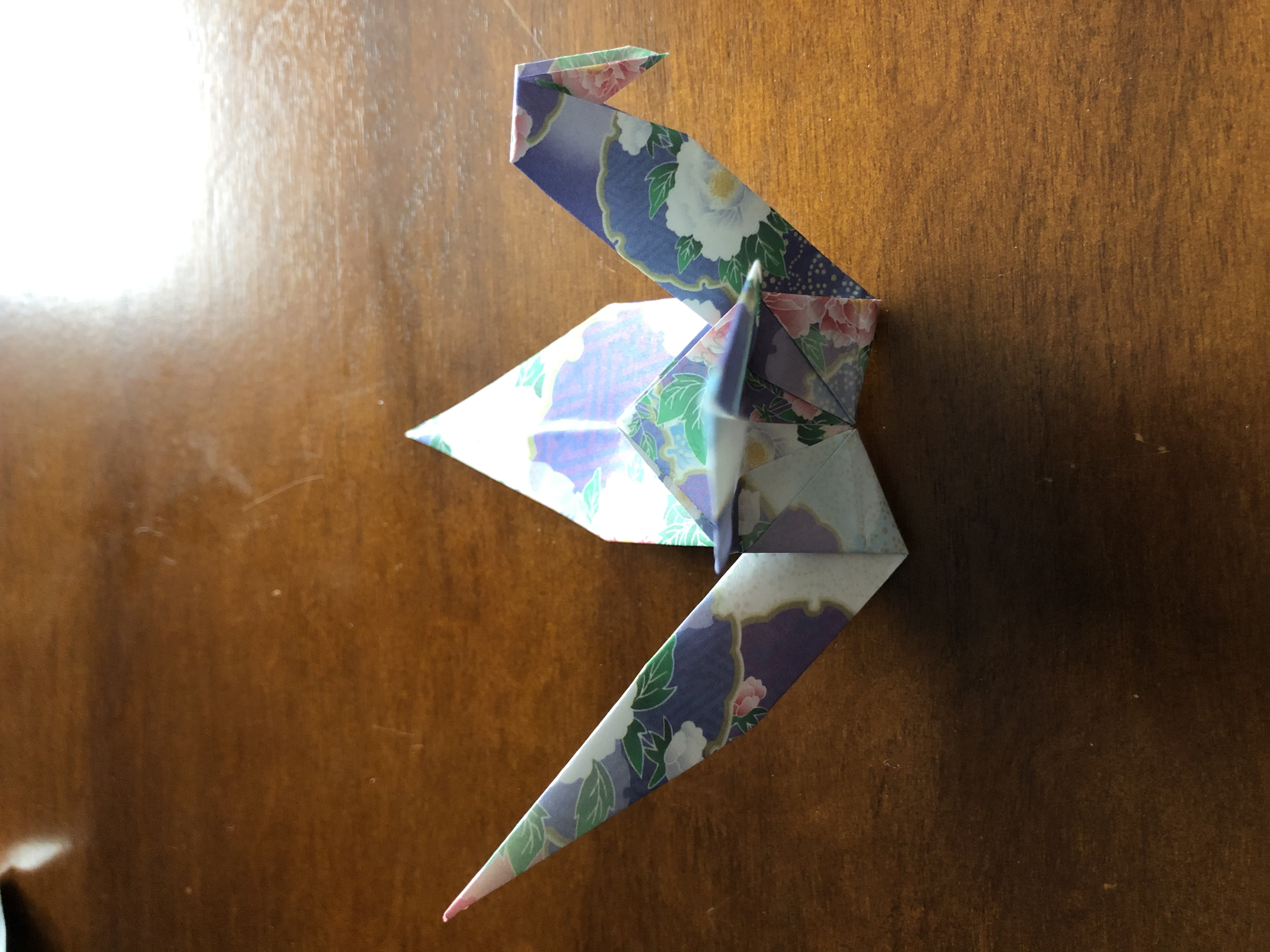 paper origami crane