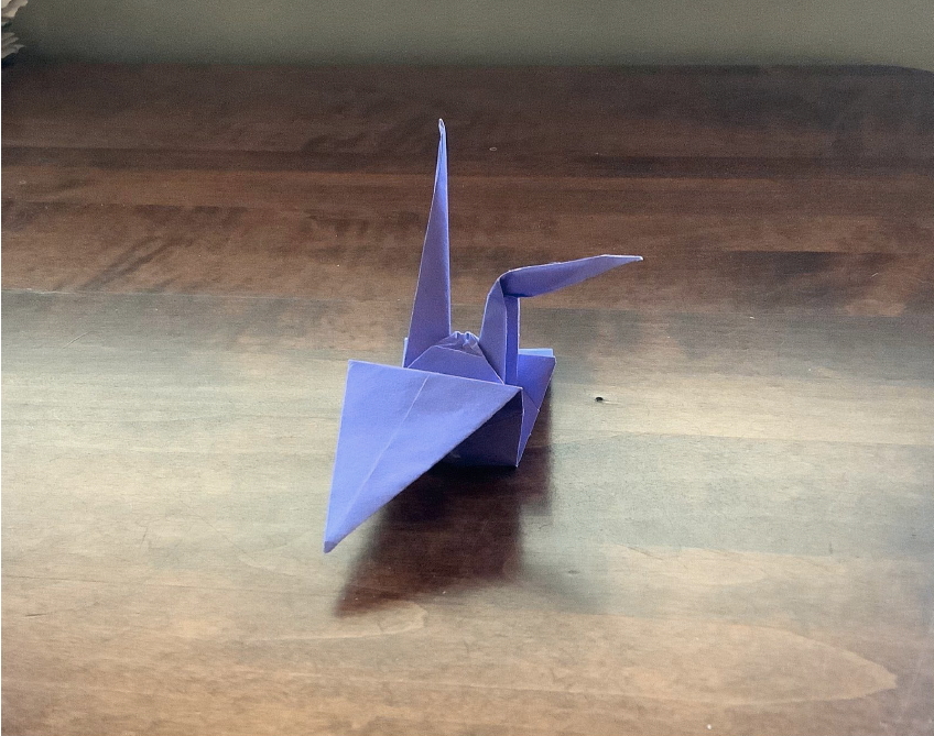 paper origami crane